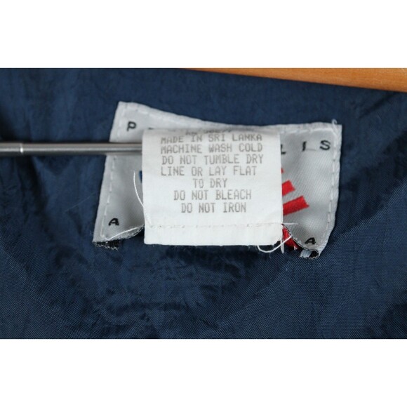 Vintage Perry Ellis America Embroidered Red White Blue Windbreaker Jacket XXL 90 - Picture 5 of 16